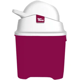 Diaper Champ ONE Geruchsdichter Windeleimer 1 St rot