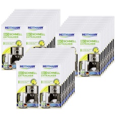 Heitmann BIO Schnell-Entkalker: Natürlicher Universalentkalker für Kaffeemaschinen, Wasserkocher, Eierkocher, 2 x 25 g, 30er Pack