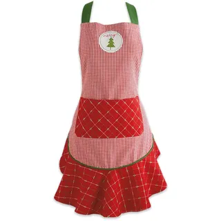 DII Damen Weihnachten Küchenschürze Verstellbare Erwachsene Größe zum Kochen, Backen, Basteln & Unterhaltung, Einheitsgröße, Merry Tree
