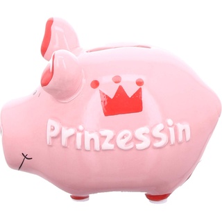 KCG Keramik Sparschwein Prinzessin ca. 12.5cm x 9cm