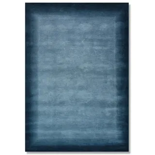 Cazaris Wollteppich , Blau , Textil , Bordüre , rechteckig , 200x300 cm , Care & Fair , für Fußbodenheizung geeignet, in verschiedenen Größen erhältlich , Teppiche und Böden, Teppiche, Orientteppiche