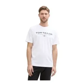 Tom Tailor T-Shirt T-Shirt mit Print weiß L