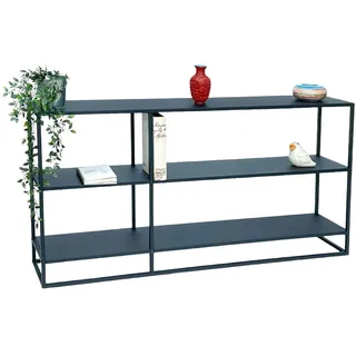 DanDiBo Ambiente Konsolentisch 140 x 70 x 25 cm Schwarz