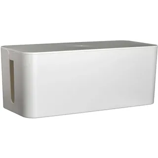 Intirilife Kabelbox aus Kunststoff in Weiß - Gr.: onesize