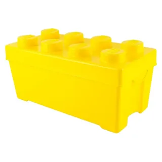 stein-experte Aufbewahrungsbox 37 x 18 x 18 cm 1-tlg. Gelb