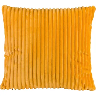 Gözze Cord-Optik Dekokissen 50 x 50 cm Gelb