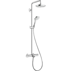 hansgrohe, Duschsystem, HG Showerpipe CROMA SELECT S 180 2jet DN 15, für Wanne weiß/chrom