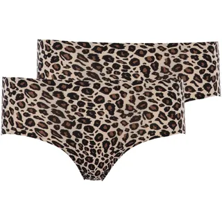 CHANTELLE Slip SOFTSTRETCH 2er Pack Braun 36/38