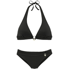 Bild Triangel-Bikini »Tonia«, mit Accessoires, schwarz