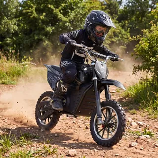 Actionbikes Motors Kinder Elektro Crossbike Viper (Schwarz) | 1000 Watt Motor bis 24 km/h | Motorrad | Pocket Bike | Dirt Bike | Pocketbike | Motorsport | Dirtbike | Ab 8 Jahren