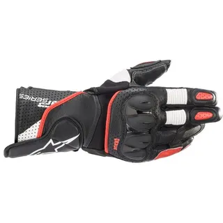 Alpinestars SP-2 V3 Handschuhe - Schwarz/Weiß/Hellrot / 3XL