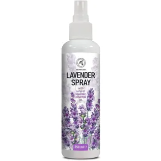 Raumspray Lavendel 250 ml - mit ätherischem Lavendelöl - Aromaspray | Aromatisches Spray, Lavendel-Kissenspray, Leinenspray, Raumduft, Duftspray, Raumbeduftung, Wohnbereich