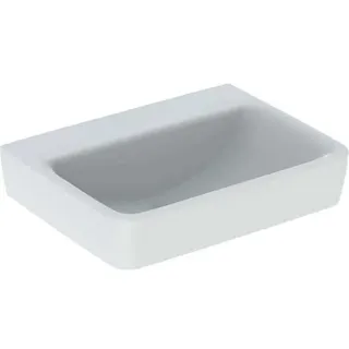 Geberit Renova Plan, Handwaschbecken, 50x38 cm, ohne Hahnloch, ohne Überlauf, 501631, 501.631.00.1, Farbe: Weiß