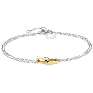 Liebeskind Berlin Festive Mini Link Armband Edelstahl goldfarben 20 cm