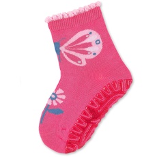 Sterntaler Baby Mädchen Baby Socken Glitzer Flitzer SUN Schmetterlinge - Socken Baby, Babysöckchen, Babysocken - aus Baumwolle - pink, 26