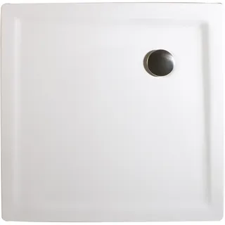Schulte Quadrat-Duschwanne 90 x 90 cm Kunststoff/ Mineralguss/ Sanitäracryl Alpinweiß