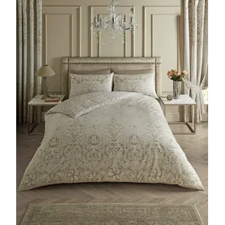 GC Gaveno Cavailia Premium-Bettwäsche-Set Floral Natur 135 x 200 cm + 80 x 80 cm