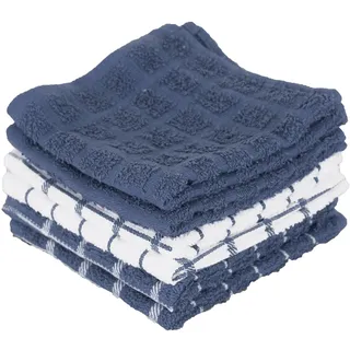Ritz 6er Pack Terry Baumwolle Spültücher Federal Blue