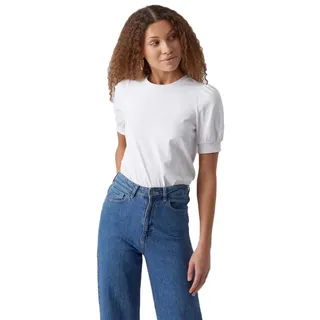 Vero Moda Damen Vmkerry 2/4 O-Neck Top VMA Noos Shirt, Bright White, XS EU