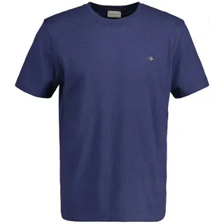 GANT Reg Shield Kurzarm-T-Shirt Dark Jeansblue Melange S
