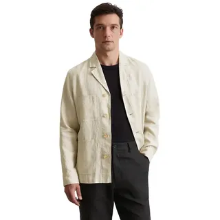 Marc O'Polo Hemdjacke Overshirt im Blazer-Stil, grau