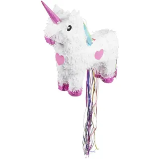 Boland Pinata Einhorn Größe 47 x 39 cm Weiß-Rosa