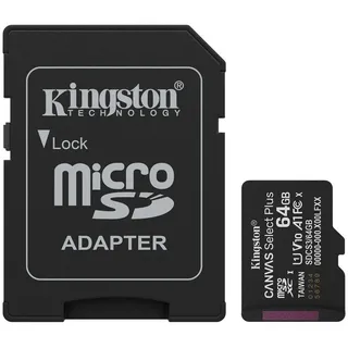 Kingston Canvas Select Plus 64GB 3.Gen inkl. Adapter