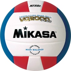 MIKASA VQ2000 Micro Cell Volleyball, VQ2000 Micro Cell Volleyball (rot/weiß/blau)., VQ2000-USA, rot/weiß/blau, Einheitsgröße