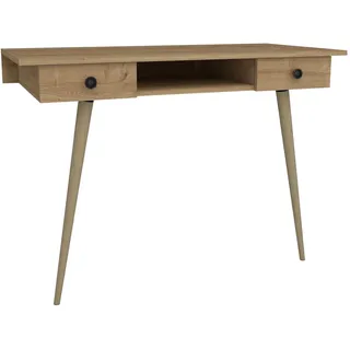 WELL HOME MOBILIARIO & DECORACIÓN Schreibtisch, 6 x 120 x 60 cm, Eiche Saphir, Holz, 85,6x120x60