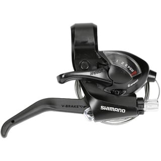 Shimano Unisex – Erwachsene ST-EF 41 Schalt-/Bremshebel, schwarz