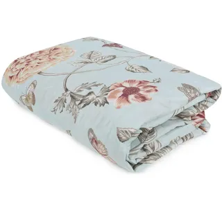 WELL HOME MOBILIARIO & DECORACIÓN Steppdecke, 250 x 200 cm, Mint, Rosa, Beige