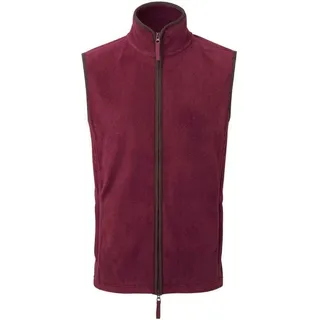 Premier - "Artisan" Weste für Herren PC4582 (3XL) (Burgunderrot/Braun) - Rot