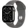 Watch Series 11 GPS + Cellular 42 mm Titaniumgehäuse beige Sportarmband grau S/M