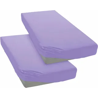 OTTO home Spannbettlaken Jersey 70 x 140 cm lila