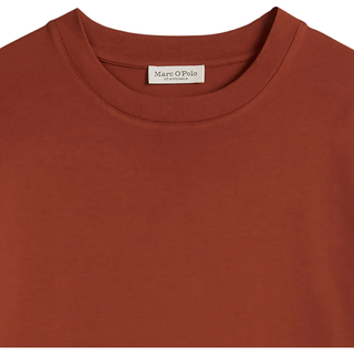 T-Shirt MARC O'POLO "T-Shirt T-Shirt relaxed 1er Pack", Damen, Gr. XL, rot, Obermaterial: 48% Baumwolle CO. 48% Modal CMD. 4% Elasthan EL., Shirts T-Shirt