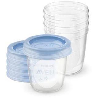 Philips AVENT SCF619/05 Aufbewahrungsbecher für Muttermilch, Becher inklusive Deckel