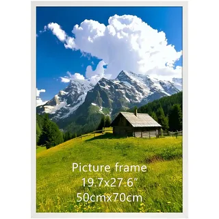ditwis Bilderrahmen Aluminium Weiß 50x70 cm 2er Set
