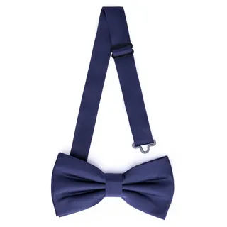 Ladeheid Elegante Herren Fliege - Hochwertig, Matt, Verstellbar, Perfekt für Hochzeit, Party, Büro. Ideal für Männer, Frauen, Teenager BMM (12cm x 6cm, Marineblau)