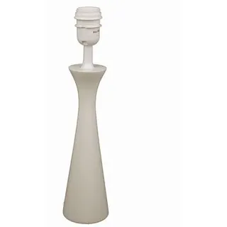 Tischleuchte Holz Matt Weiß Tischlampe 38cm Höhe 7012526