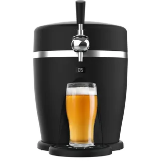 Cecotec Bierdispenser BeerFlow 5000, 60 W, Temperaturbereich von 3 bis 6°C, Kompatibel mit universellen Druckfässern 5L, LED-Temperaturanzeige, Tragegriff, Rutschfest","language_tag":"de_DE")