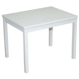 roba Kindertisch, Tisch weiß zum Spielen, Basteln & Malen im Kinderzimmer, HxBxT: 51x66x50 cm