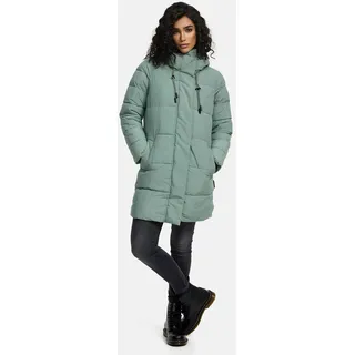 Winterjacke MARIKOO "Marikoo Kaituu Damen Winter Steppjacke N008", Damen, Gr. XL, grün (smokey mint), Obermaterial: 100% Polyester PES., Jacken Winterjacke