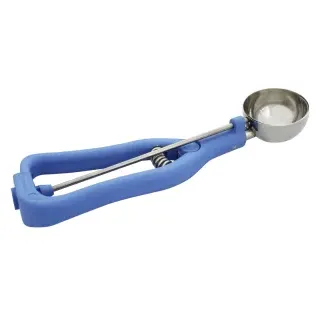 SCHNEIDER Eisportionierer aus Edelstahl, Eislöffel aus Edelstahl mit Kunststoffgriff, Volumen: 1/20 l