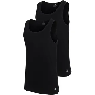 adidas Originals Muskelshirt »Comfort Rib Cotton« 2er-Pack, gerippt, Baumwollmix, atmungsaktiv, schlicht, Basic, schwarz