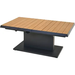 Siena Garden Gartentisch Talina Rechteckig ausziehbar Holz Teak 90 cm x 140 cm
