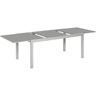 Merxx Semi Ausziehtisch 200 x 110 x 75 cm Silber/Grau