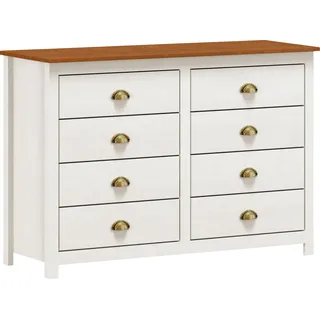 Möbilia Salgen 125 x 85 x 41 cm Braun/Weiß