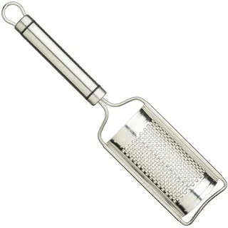 KitchenCraft Professionelle Käsereibe/Muskatraffel, Edelstahl, Silber, 1.9 x 5.9 x 25.9 cm, 6-Einheiten