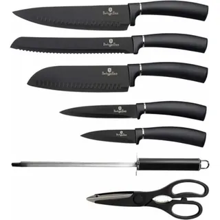 Berlinger Haus Messer Set Bh-2685 Im Ständer - Schwarz