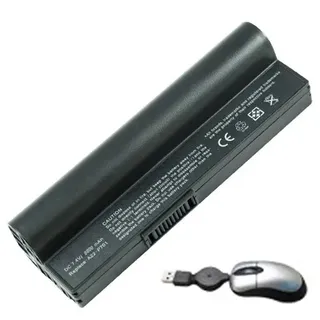 amsahr EEEPC900A-05 Ersatz Batterie für Asus Eee PC 900/701SD/701SDX - Umfassen Mini Optische Maus schwarz